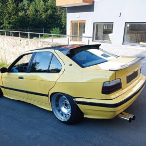 BMW E36 SEDAN V1 REAR OVERFENDERS WITHOUT DOOR HANDLES +45mm
