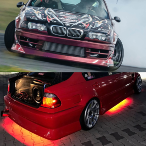 BMW E46 CUTESports E46 V1 Front + Rear Bumper